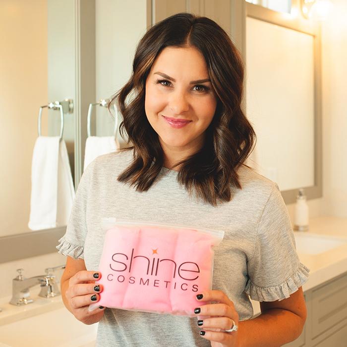 Makeup Removing Cloth Shine Cosmetics 